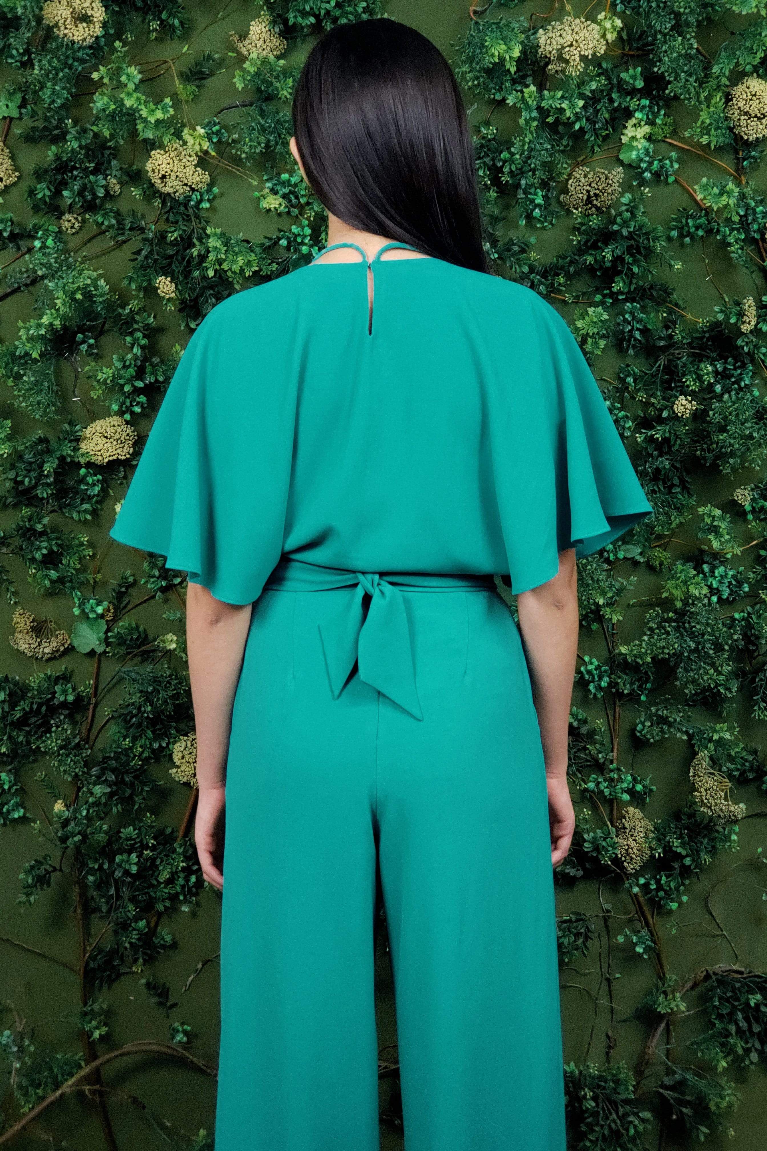 JUMPSUITS & ROMPERS Necee Jumpsuit Sea Glass - Chloe Dao