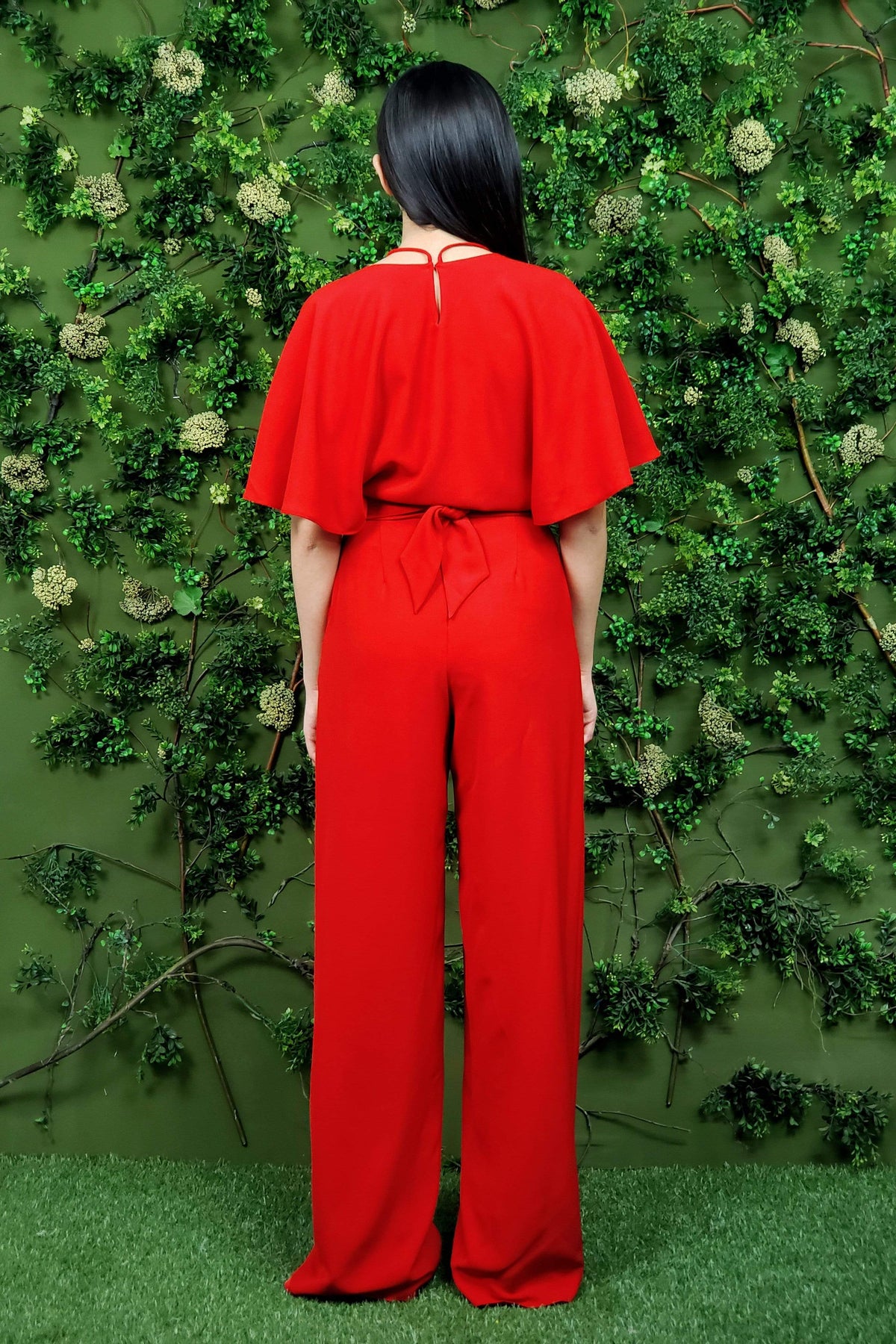 JUMPSUITS &amp; ROMPERS Necee Jumpsuit Red - Chloe Dao