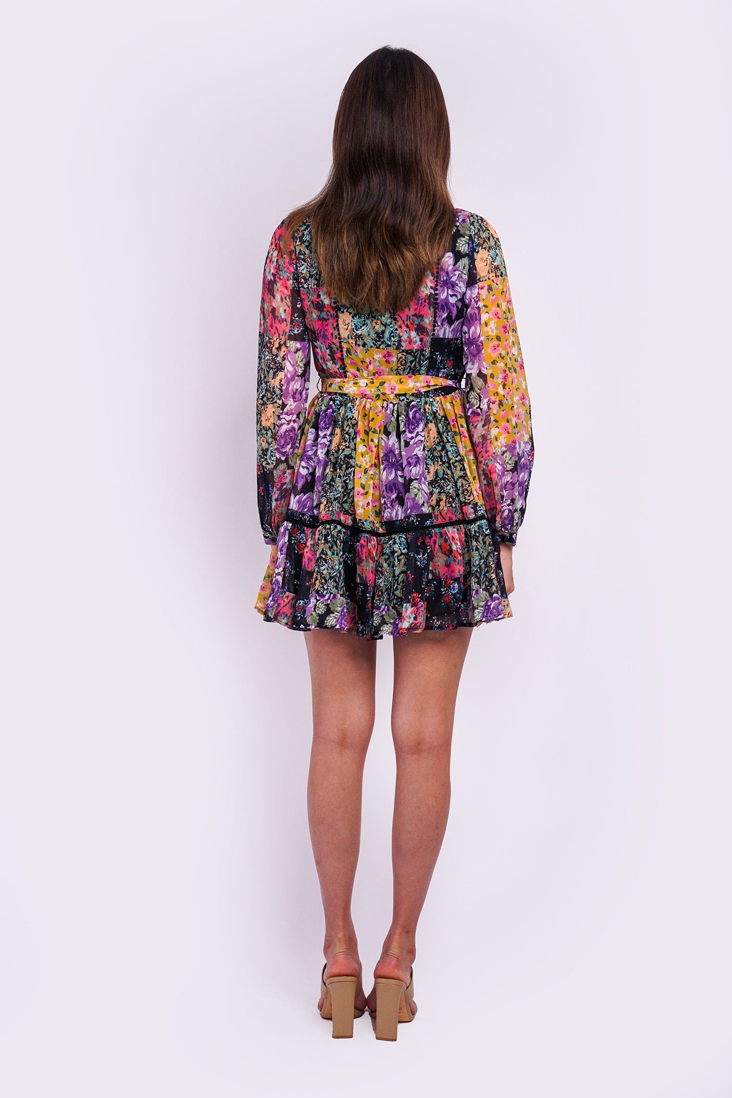 DCD DRESSES Black Floral Perfect Dress