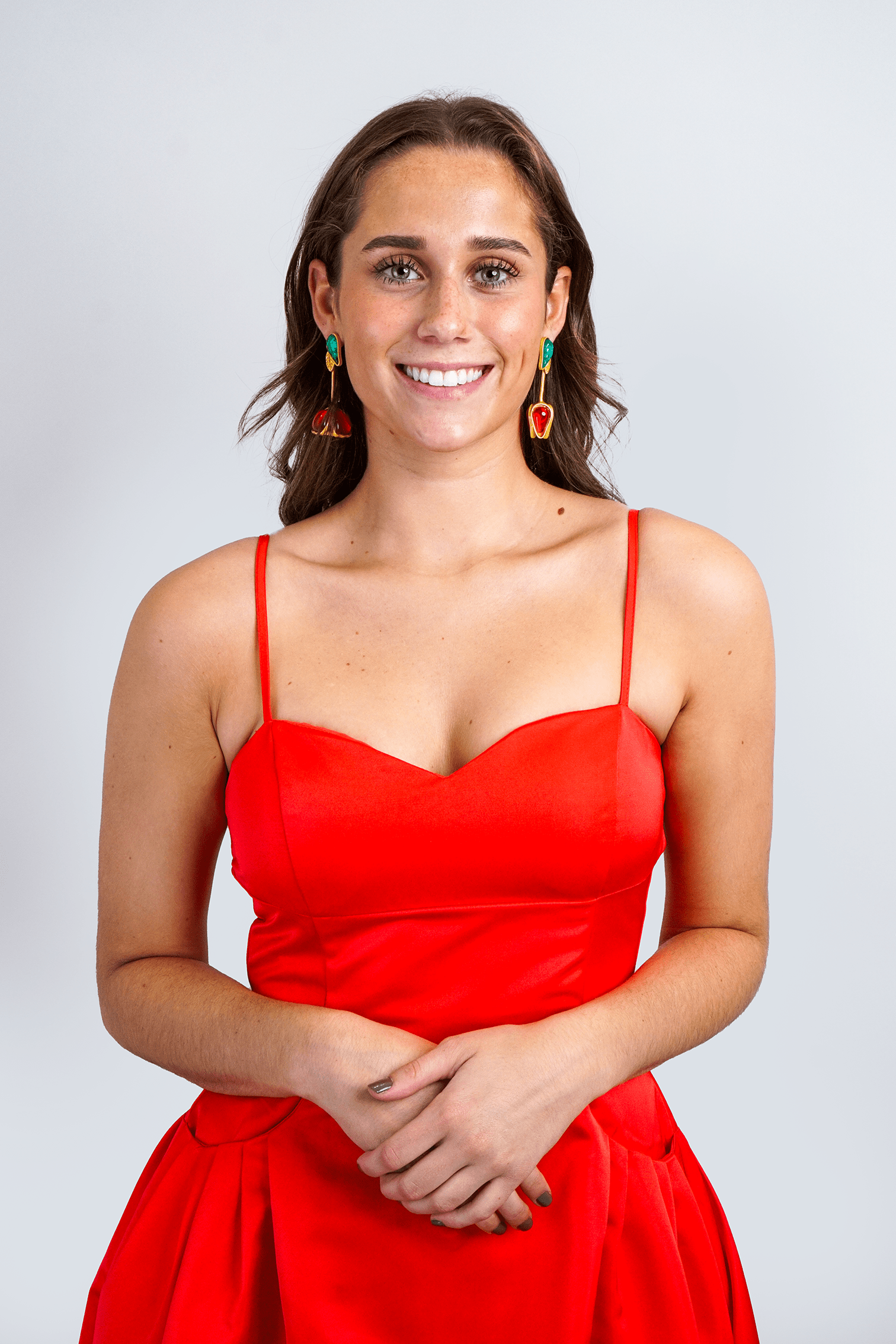 Chloe Dao DRESSES Sweetheart Corset Red Midi Dress