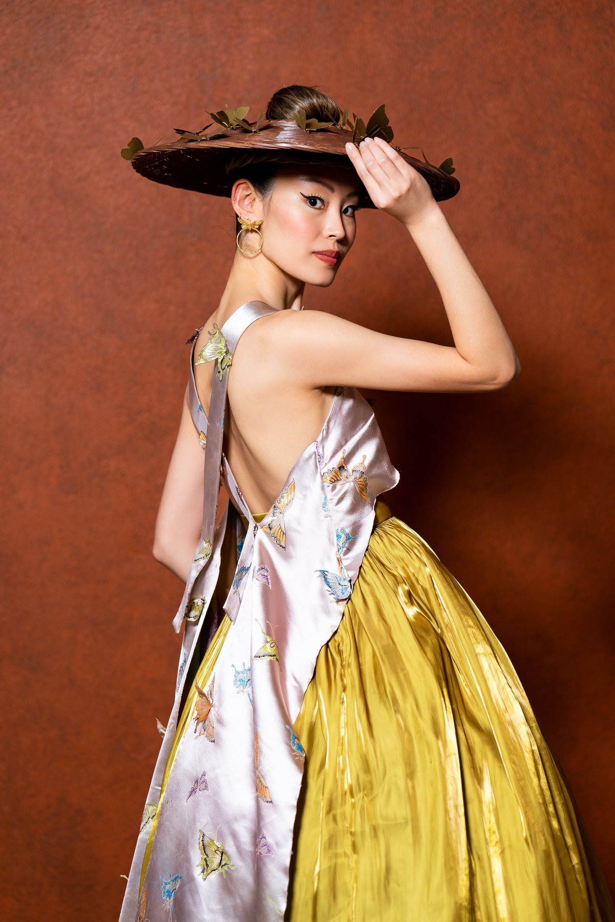 CD-Archive HATS Brown 3D Butterfly Hat