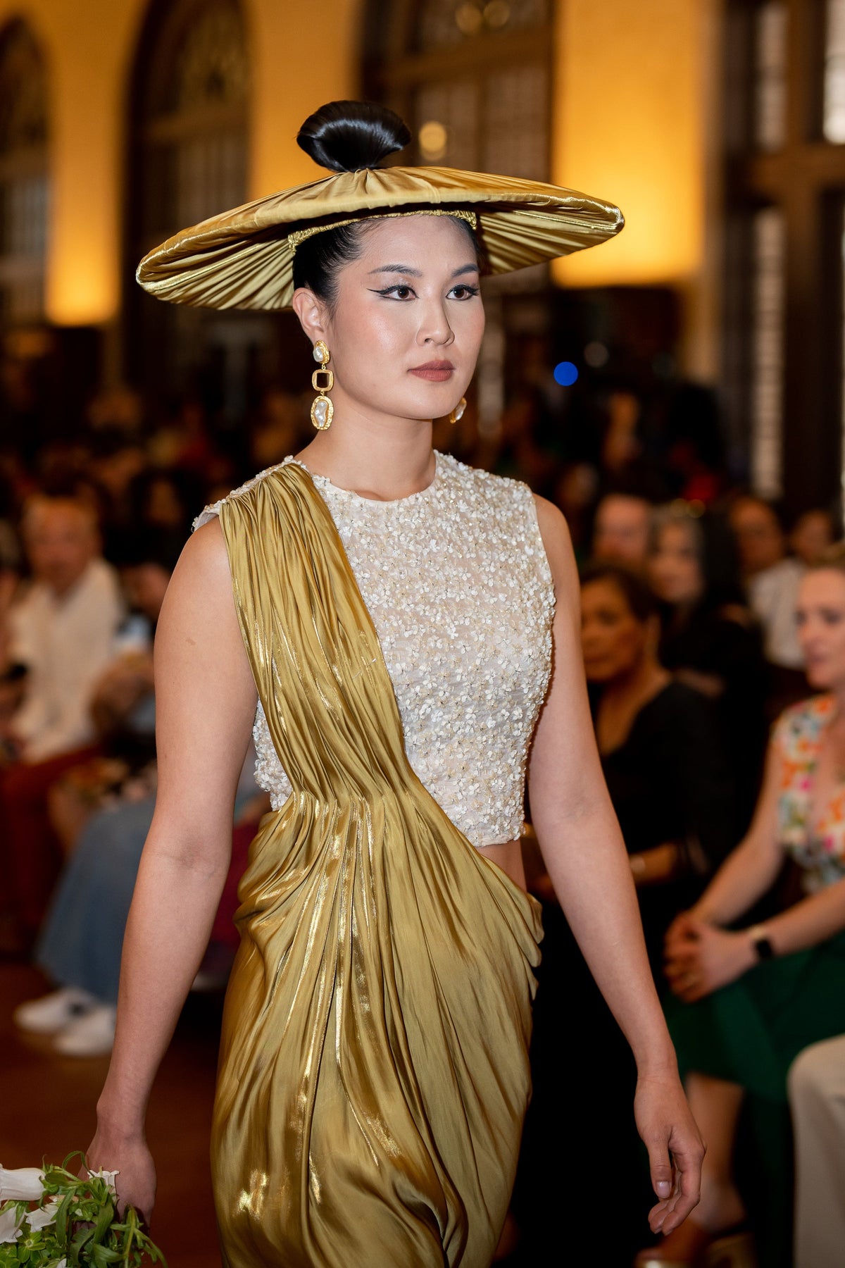 CD-Archive HATS Chartreuse Draped Hat
