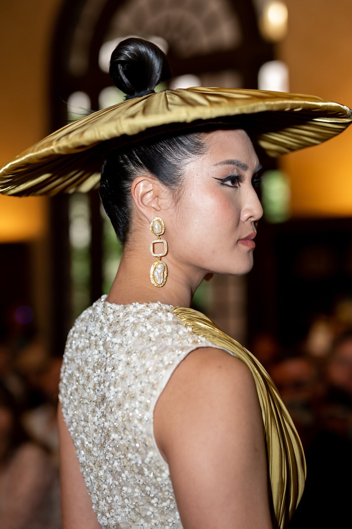 CD-Archive HATS Chartreuse Draped Hat