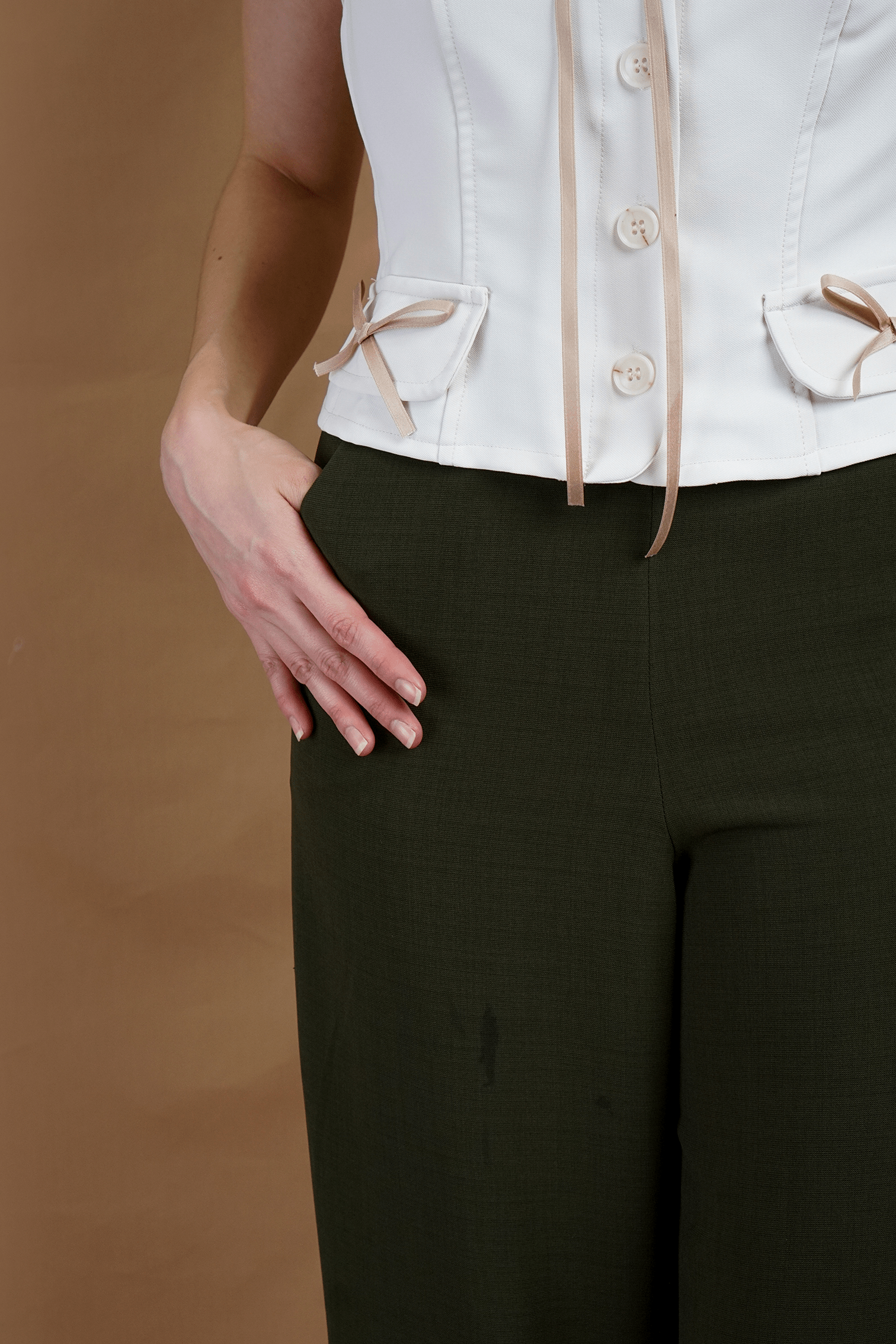 Chloe Dao PANTS Olive Green Cheryl Pants