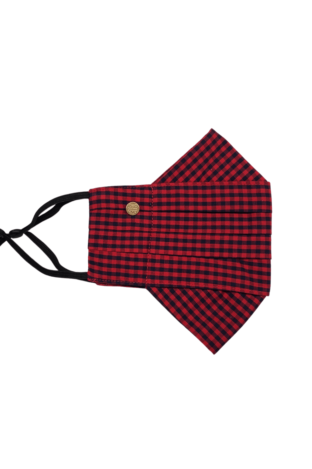 Safely Sip Face Masks Safely Sip Mask in Red and Black Gingham - Chloe Dao