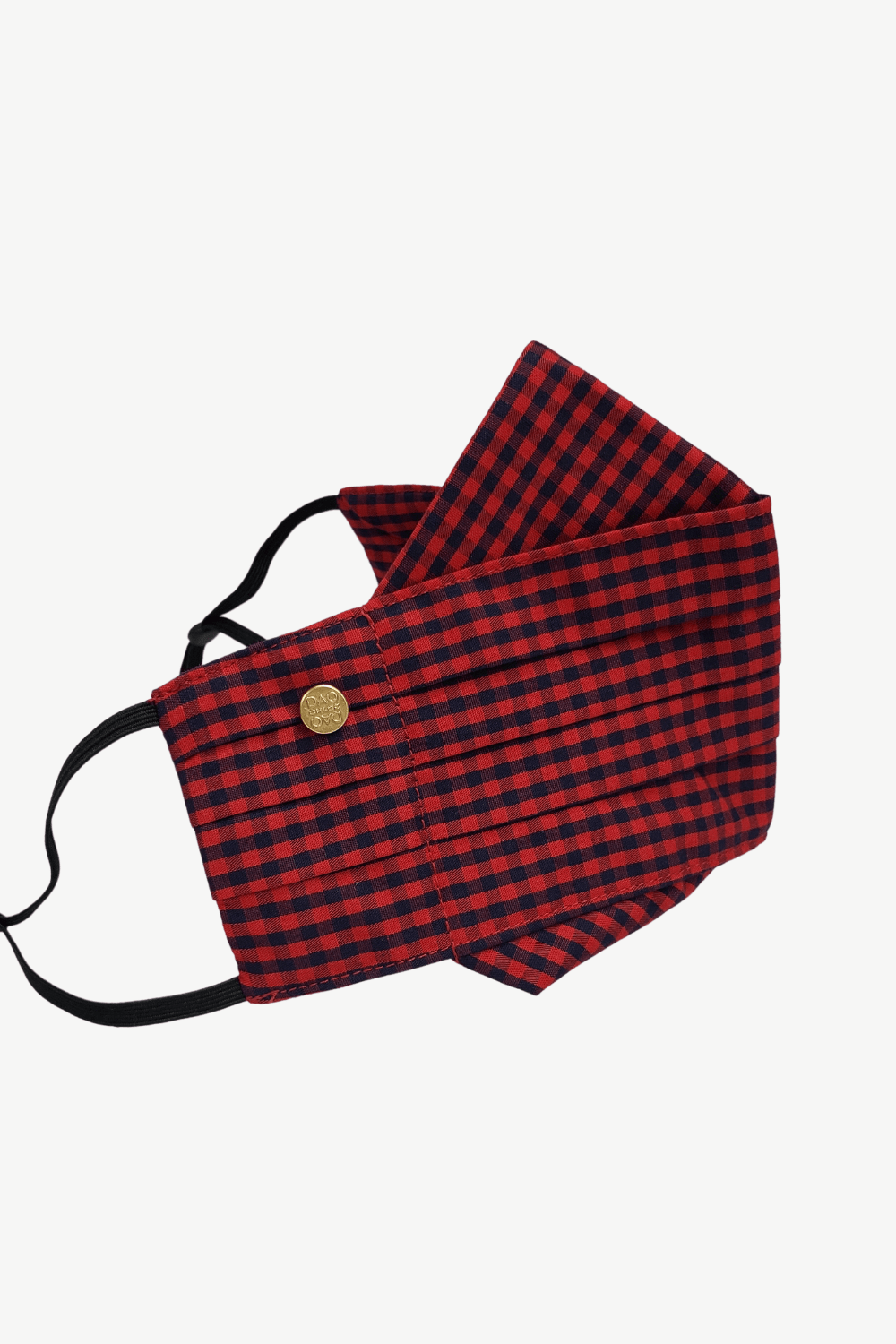 Safely Sip Face Masks Safely Sip Mask in Red and Black Gingham - Chloe Dao
