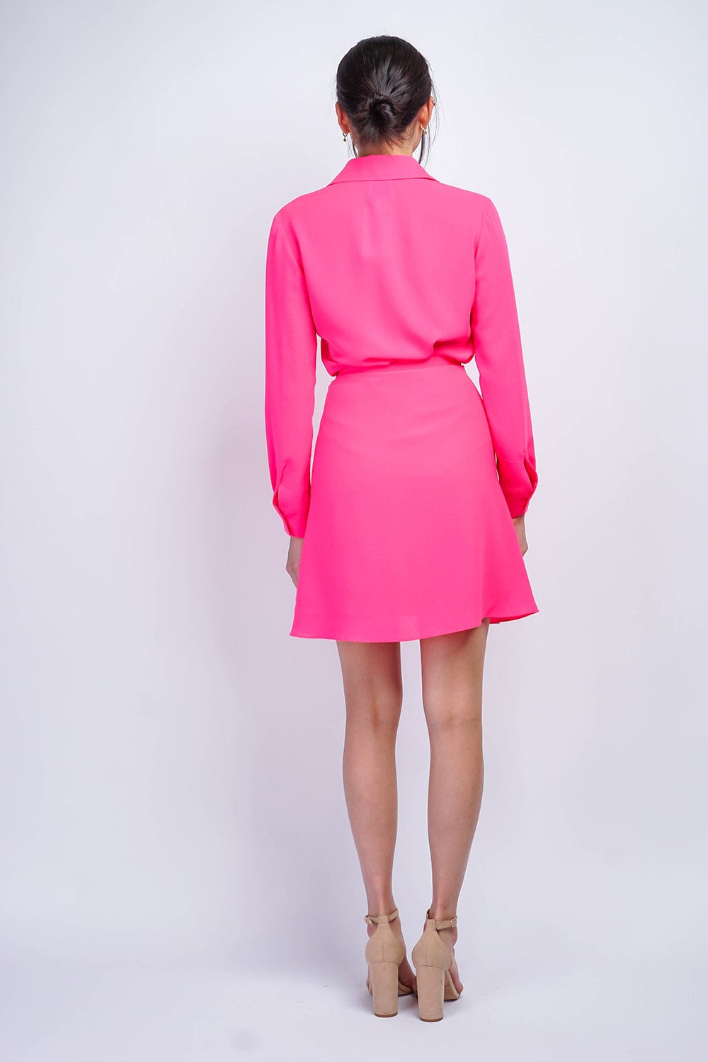 BOTTOMS Barbie Pink Wrapped Kree Skirt - Chloe Dao