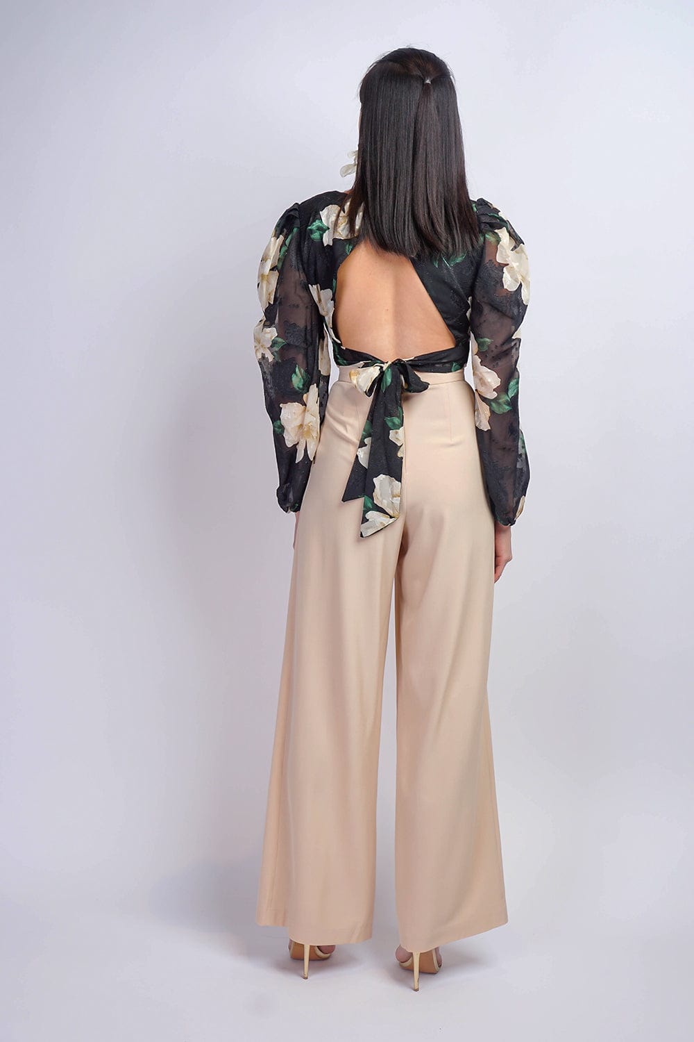 BOTTOMS Tan Straight Leg Cheryl Pants - Chloe Dao