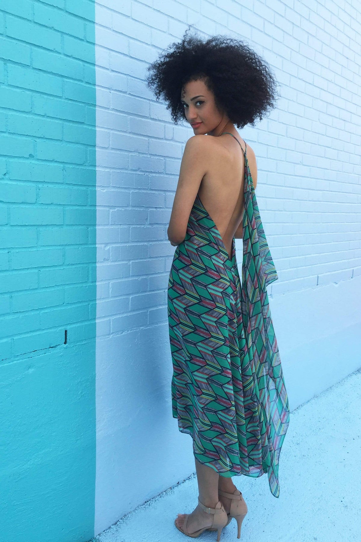 Clementine Dress Green - Chloe Dao