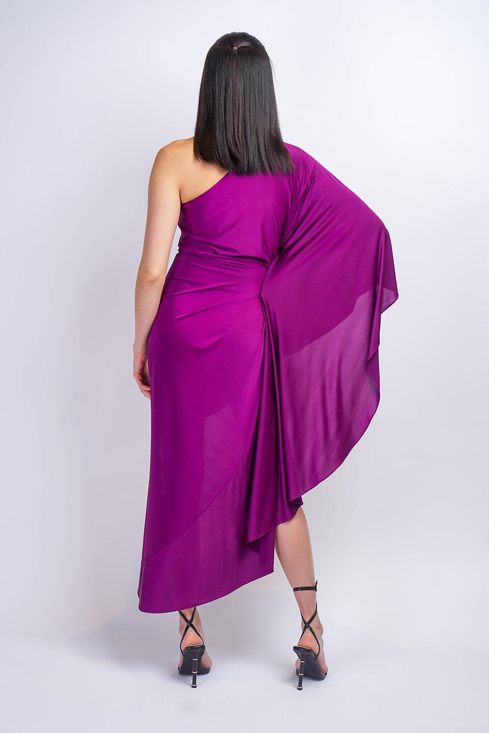 DRESSES Orchid One Shoulder Jersey Carolina Dress - Chloe Dao