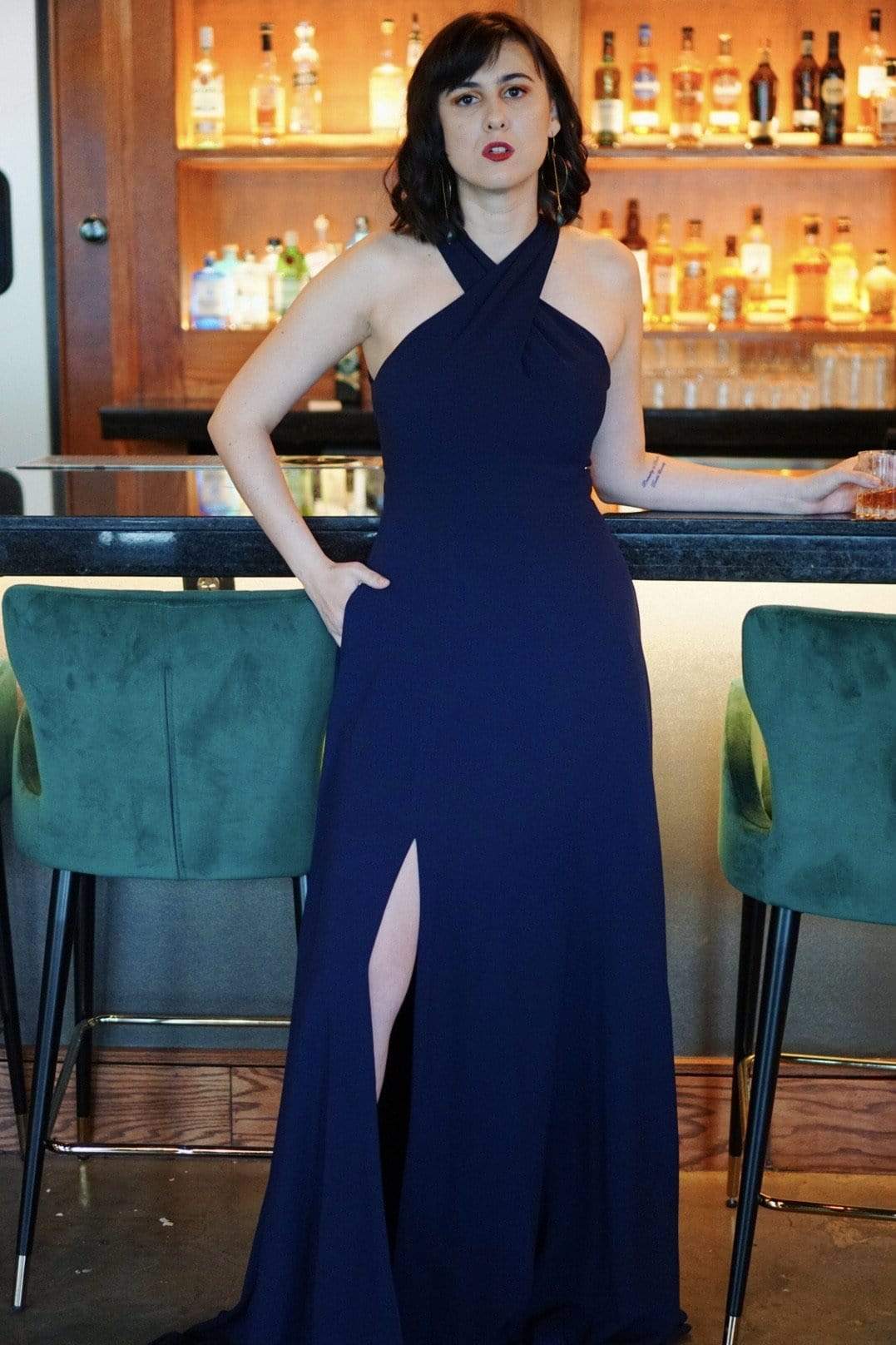 GOWNS Jolene Gown Dark Navy - Chloe Dao