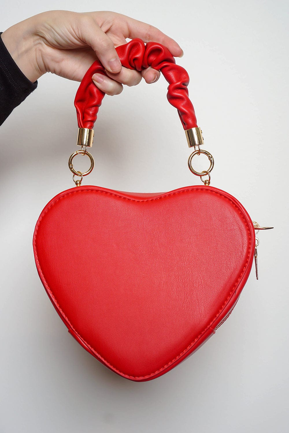 HANDBAGS Red Heart Shaped Handbag - Chloe Dao