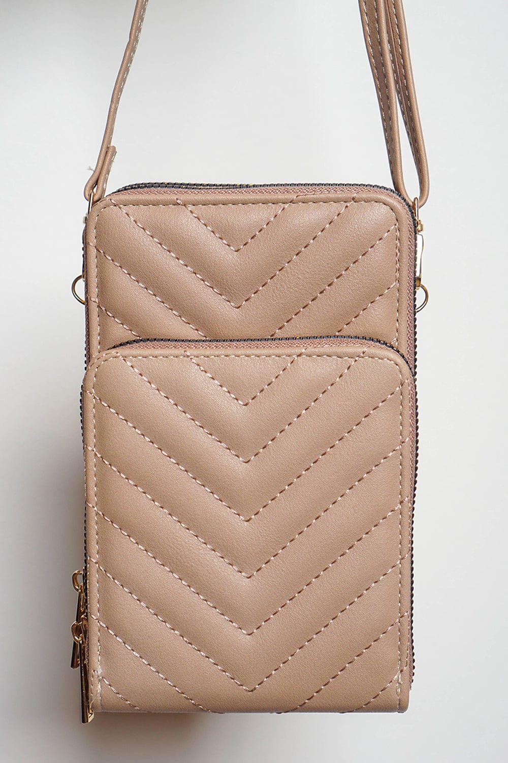 Stone Quilted Phone Holder Bag - Chloe Dao