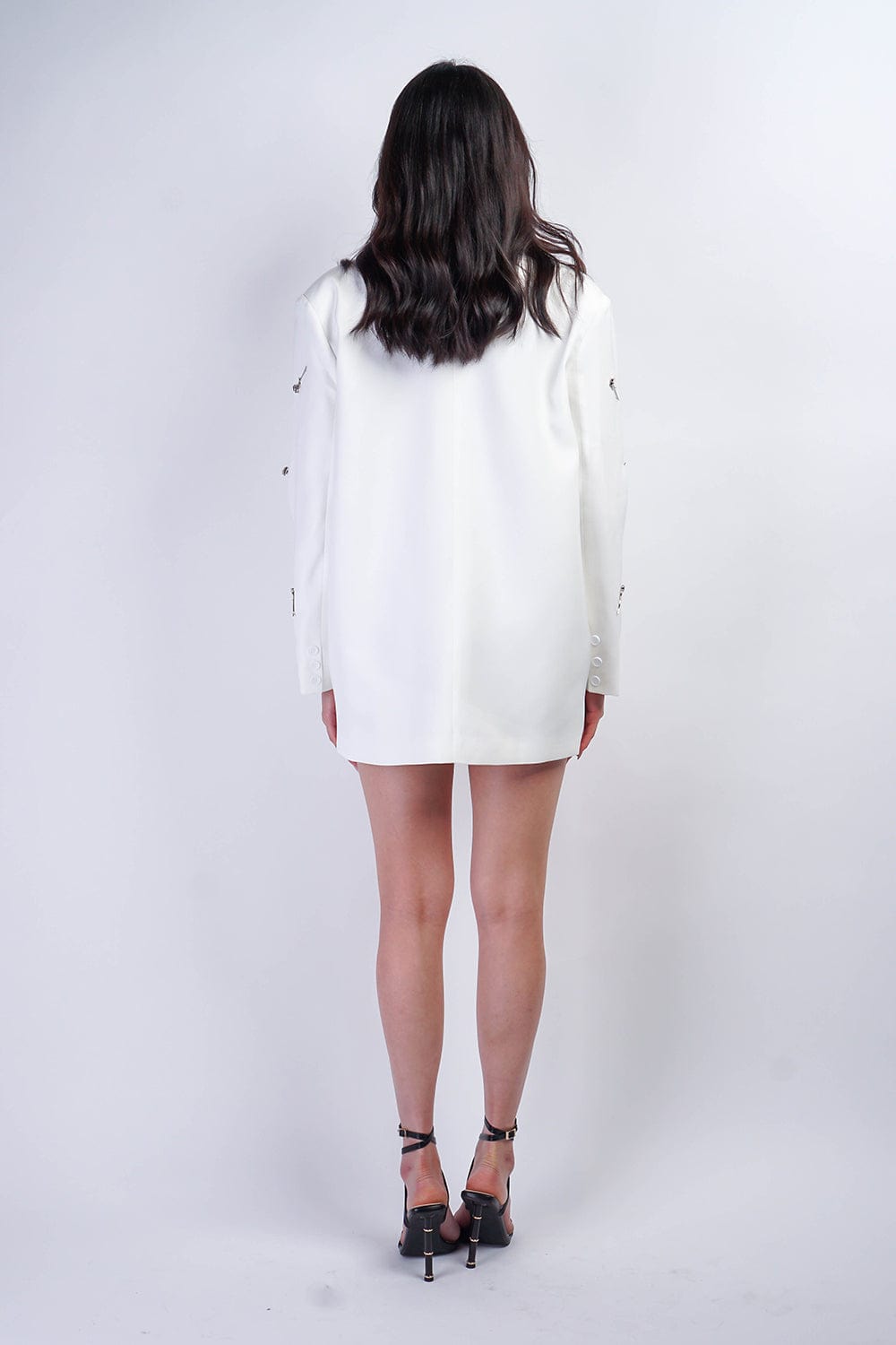 DCD JACKETS White Rose Metal Jacket