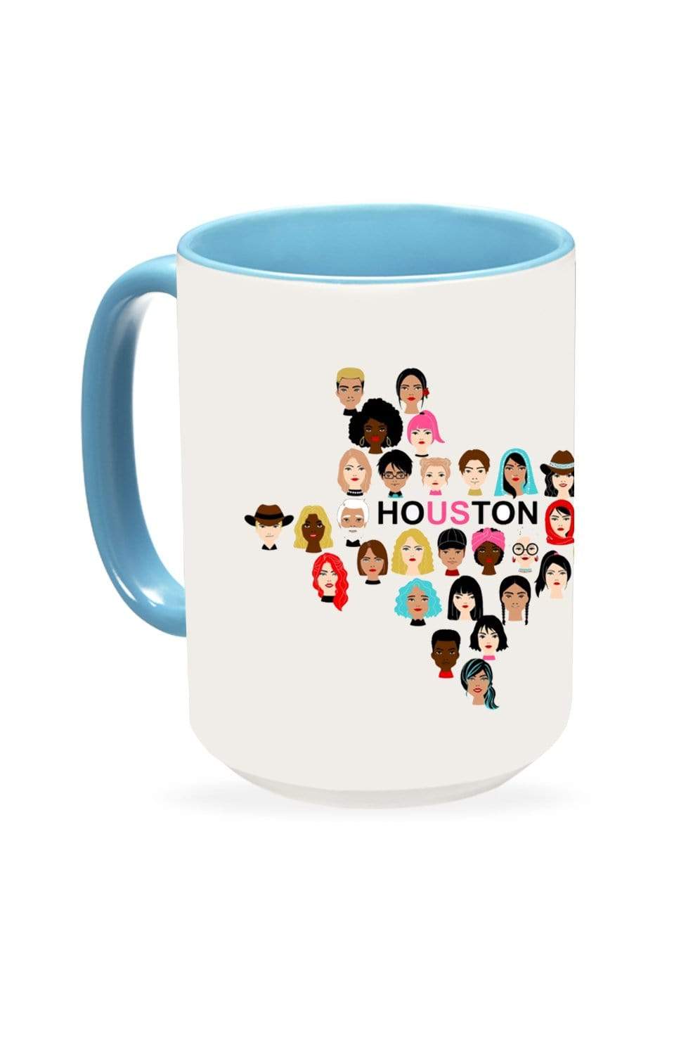 MUGS Houston US Mug in Blue - 15oz - Chloe Dao