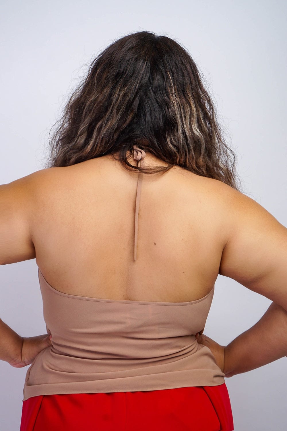 TOPS Colina Cowl Neck Top Tan - Chloe Dao