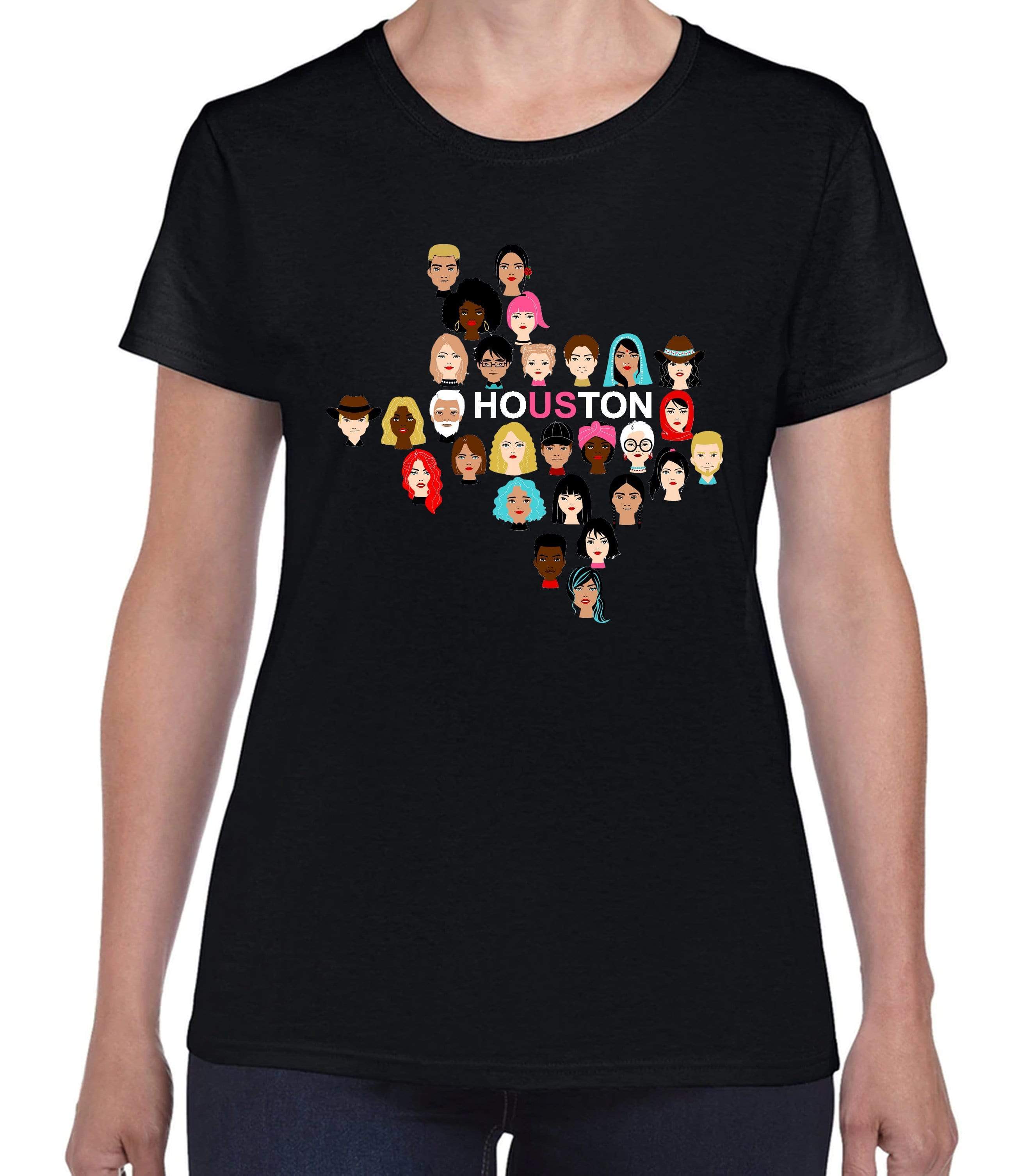 TOPS Houston Us T-Shirt in Black - Chloe Dao