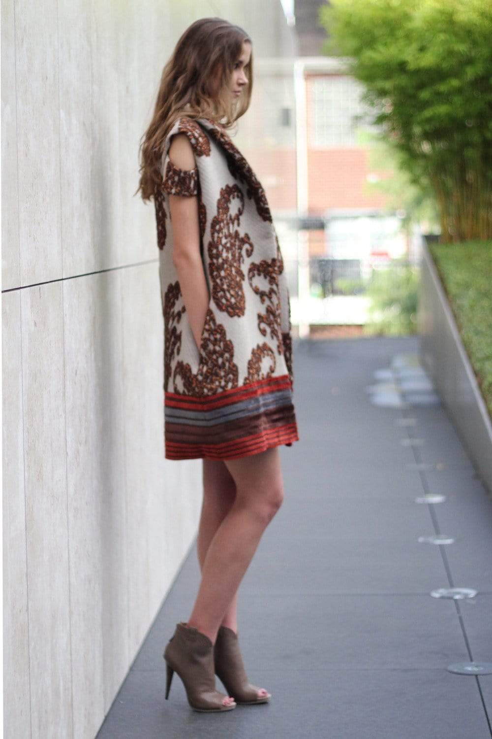 Winnie Dress - Nora Long Vest - Chloe Dao